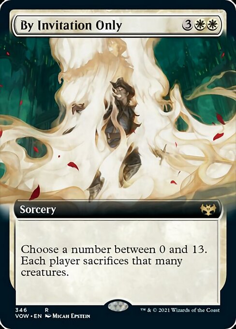 By Invitation Only (Extended Art) (Innistrad: Crimson Vow) Near Mint