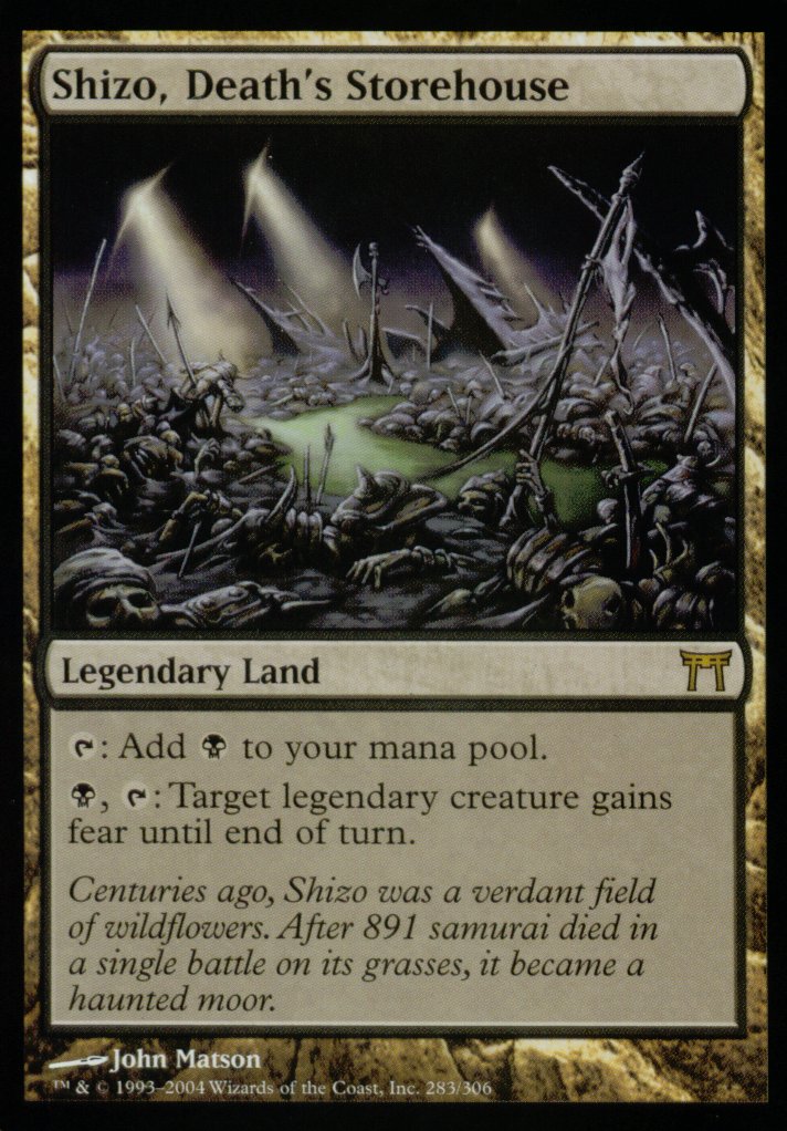 Shizo, Death's Storehouse (Champions of Kamigawa) Near Mint Foil