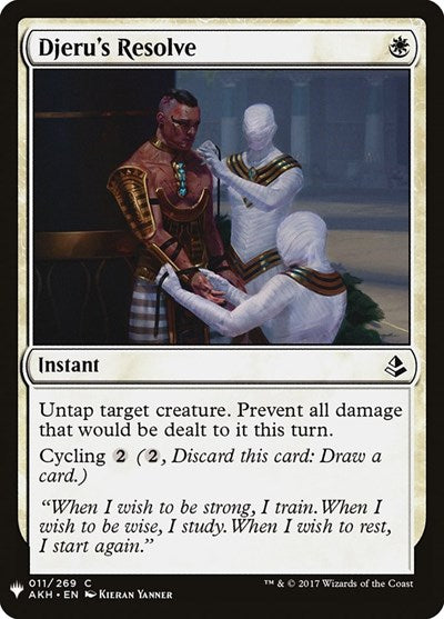 Djeru's Resolve (Mystery Booster) Near Mint