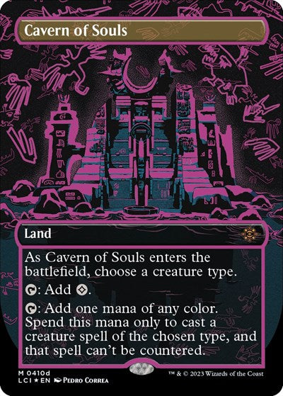 Cavern of Souls (0410d) (Borderless) (The Lost Caverns of Ixalan) Near Mint