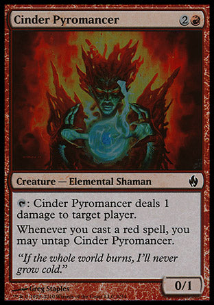 Cinder Pyromancer (Premium Deck Series: Fire and Lightning) Near Mint Foil