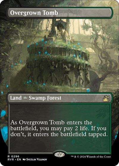 Overgrown Tomb (Borderless) (Ravnica Remastered) Near Mint