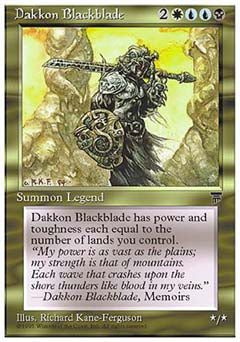 Dakkon Blackblade (Chronicles) Near Mint