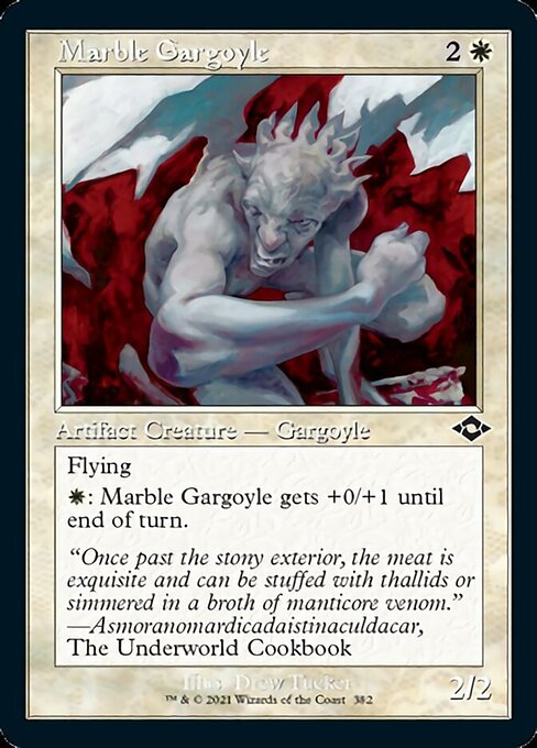 Marble Gargoyle (Retro Frame) (Modern Horizons 2) Near Mint Etched Foil