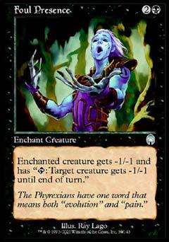 Foul Presence (Apocalypse) Near Mint Foil