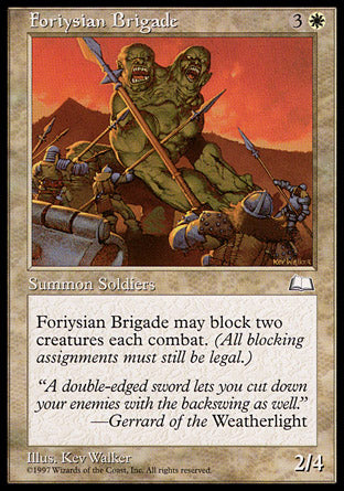 Foriysian Brigade (Weatherlight) Near Mint