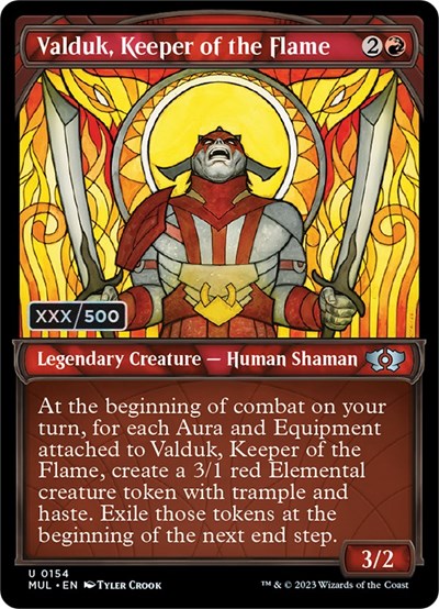 Valduk, Keeper of the Flame (Serialized) (March of the Machine: Multiverse Legends) Near Mint