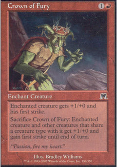 Crown of Fury (Onslaught) Near Mint