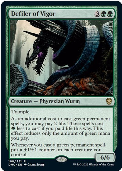 Defiler of Vigor (Dominaria United) Near Mint Foil
