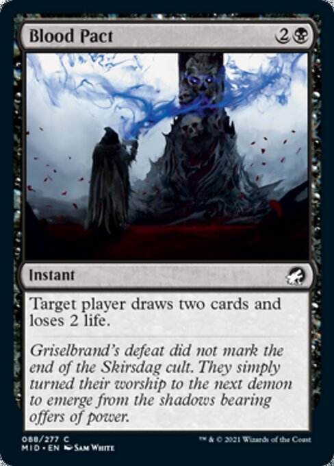 Blood Pact (Innistrad: Midnight Hunt) Near Mint Foil