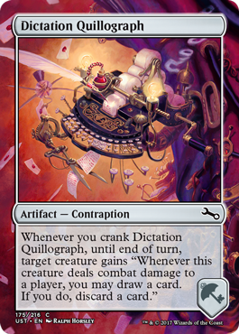 Dictation Quillograph (Unstable) Near Mint