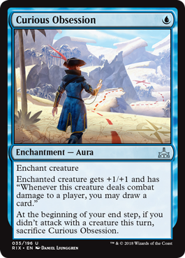 Curious Obsession (Rivals of Ixalan) Near Mint