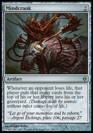 Mindcrank (New Phyrexia) Near Mint Foil