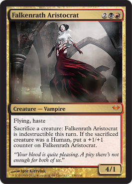 Falkenrath Aristocrat (Dark Ascension) Near Mint Foil