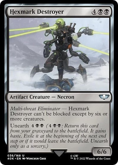 Hexmark Destroyer (Surge Foil) (Universes Beyond: Warhammer 40K) Near Mint