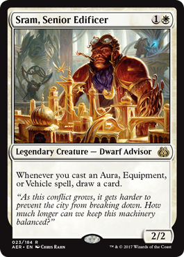 Sram, Senior Edificer (Aether Revolt) Near Mint