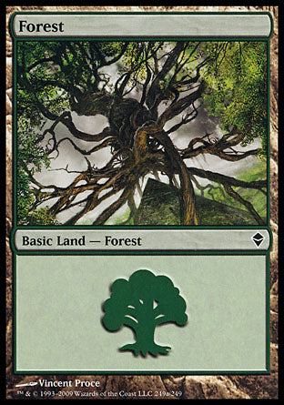 Forest (269) (Zendikar) Near Mint