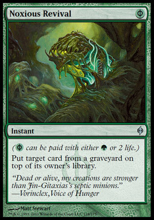 Noxious Revival (New Phyrexia) Near Mint Foil