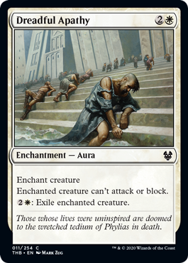 Dreadful Apathy (Theros Beyond Death) Near Mint Foil