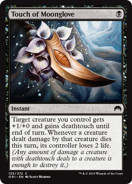 Touch of Moonglove (Magic Origins) Near Mint Foil