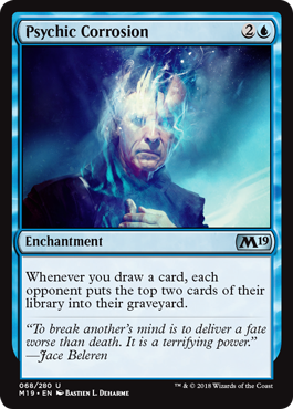 Psychic Corrosion (Magic 2019 Core Set) Near Mint
