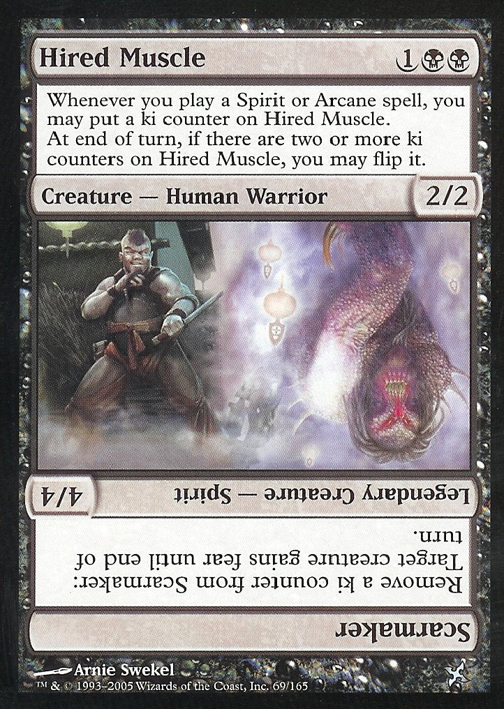 Hired Muscle (Betrayers of Kamigawa) Light Play Foil