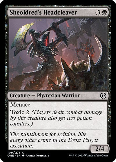 Sheoldred's Headcleaver (Phyrexia: All Will Be One) Near Mint