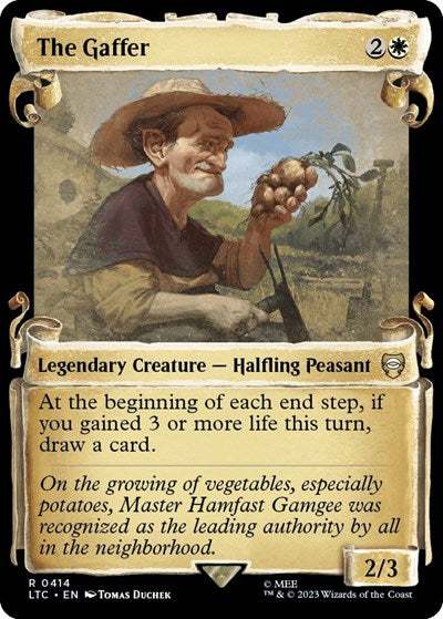 The Gaffer (Showcase Scrolls) (Commander: The Lord of the Rings: Tales of Middle-earth) Near Mint