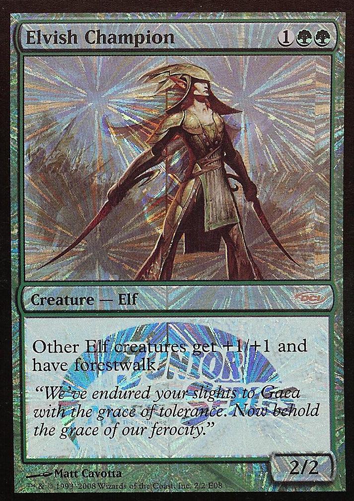 Elvish Champion (JSS) (Promotional Cards) Near Mint Foil