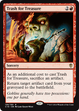 Trash for Treasure (Commander 2016 Edition) Near Mint