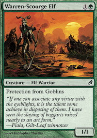 Warren-Scourge Elf (Lorwyn) Near Mint Foil