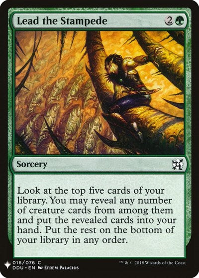 Lead the Stampede (Mystery Booster) Near Mint