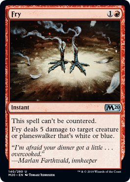 Fry (Magic 2020 Core Set) Near Mint Foil