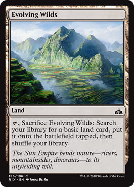 Evolving Wilds (Rivals of Ixalan) Near Mint