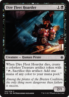 Dire Fleet Hoarder (Ixalan) Near Mint