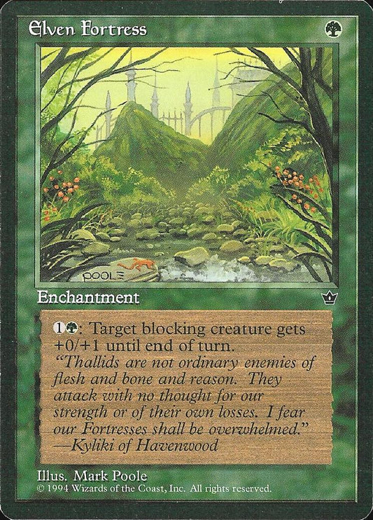 Elven Fortress (2) (Fallen Empires) Near Mint