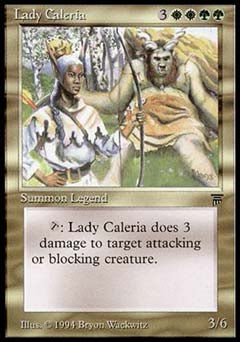 Lady Caleria (Legends) Near Mint Italian