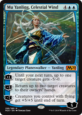 Mu Yanling, Celestial Wind (Magic 2020 Core Set) Near Mint Foil