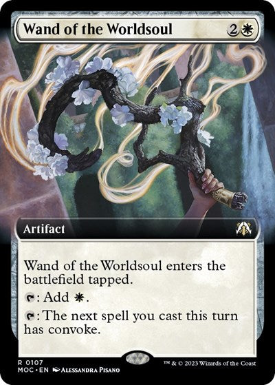 Wand of the Worldsoul (Extended Art) (Commander: March of the Machine) Near Mint