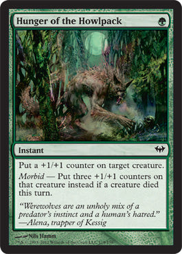 Hunger of the Howlpack (Dark Ascension) Near Mint Foil