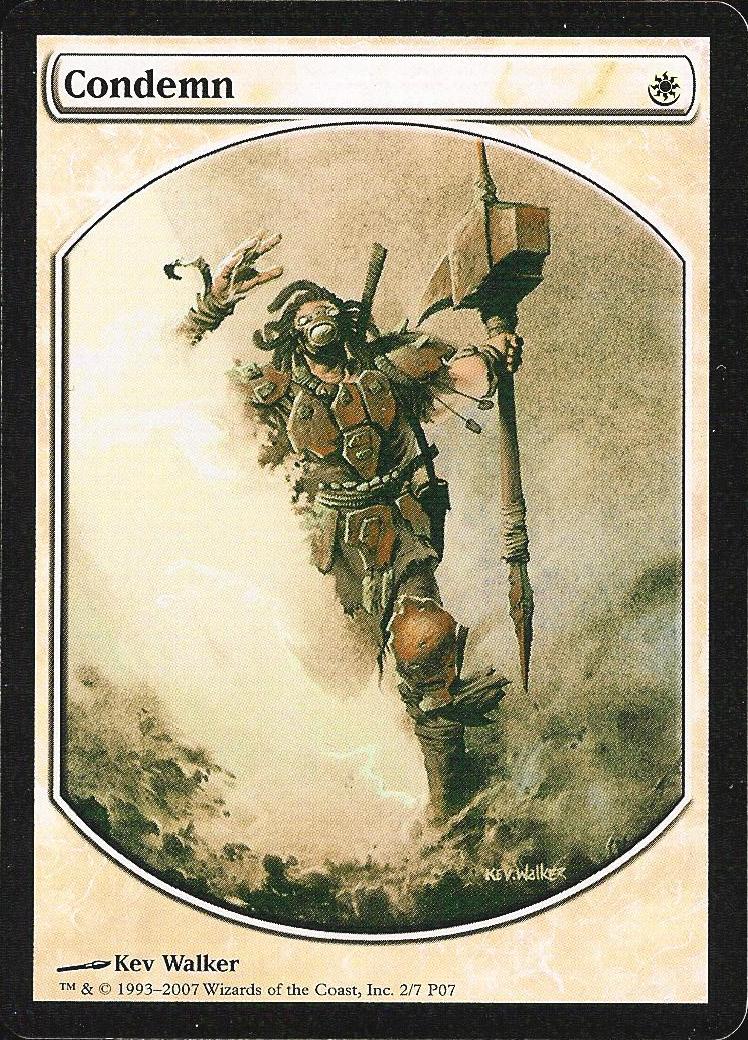 Condemn (Textless) (Promotional Cards) Near Mint