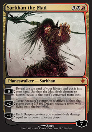 Sarkhan the Mad (Rise of the Eldrazi) Near Mint Foil