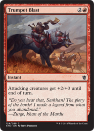 Trumpet Blast (Khans of Tarkir) Near Mint Foil