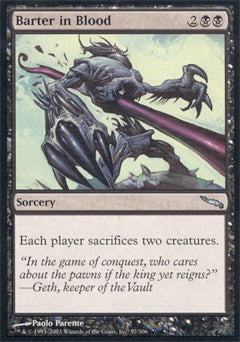 Barter in Blood (Mirrodin) Light Play