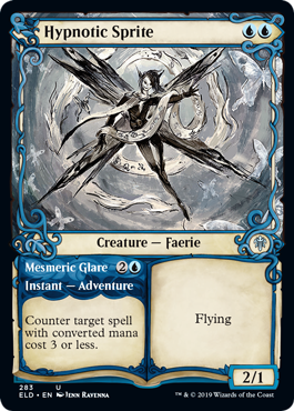 Hypnotic Sprite (Showcase) (Throne of Eldraine) Near Mint Foil
