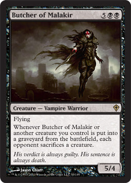 Butcher of Malakir (Worldwake) Near Mint