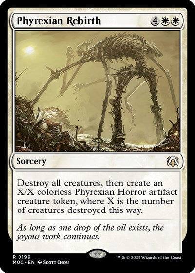 Phyrexian Rebirth (Commander: March of the Machine) Near Mint