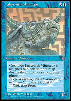 Labyrinth Minotaur (1) (Homelands) Near Mint