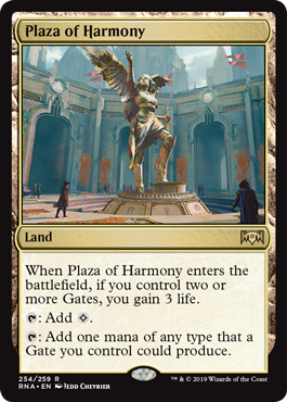 Plaza of Harmony (Ravnica Allegiance) Near Mint