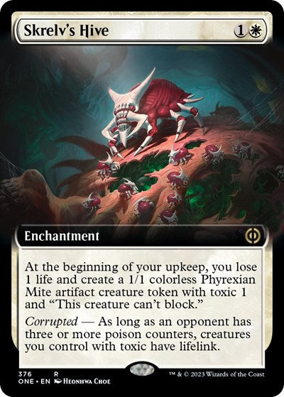 Skrelv's Hive (Extended Art) (Phyrexia: All Will Be One) Near Mint Foil